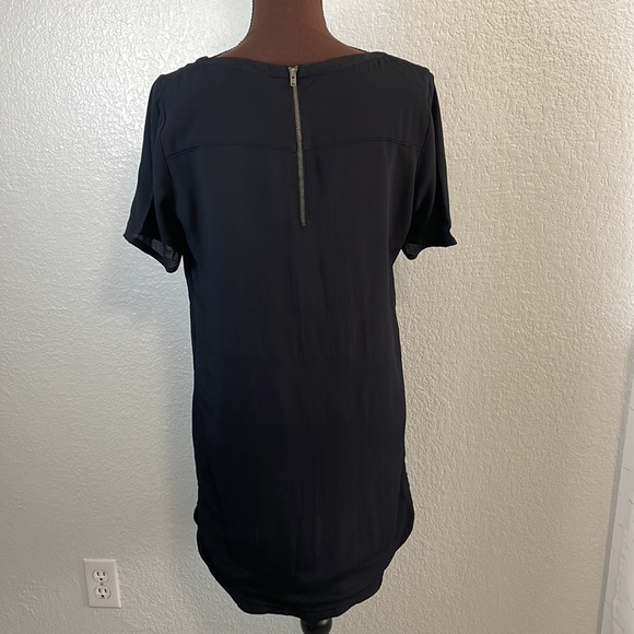 Lovers + Friends Emily Black Embellished Short Sleeve Short Dress M - Picture 5 of 8